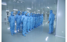 A professional team of full protective suits